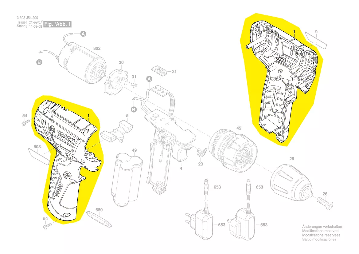 Coquille réf. 2 609 004 980 BOSCH